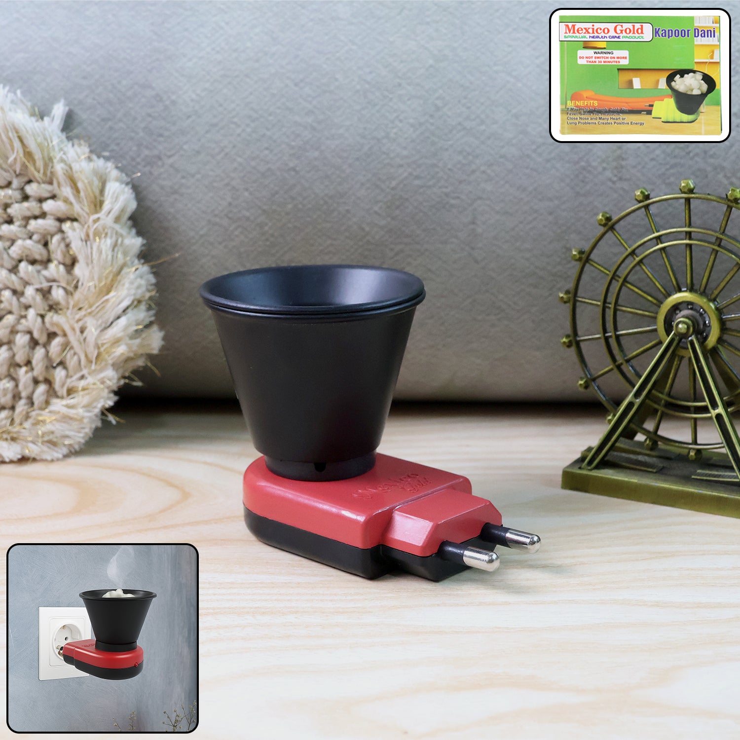 Electric Kapoor Dani Camphor Diffuser (1 Pc)