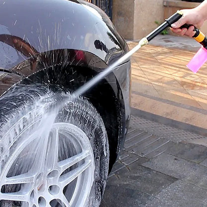 Plastic Body Water Spray Gun with Metal Trigger and Brass Nozzle | Adjustable Garden Hose Pipe Sprayer for Car Washing and Cleaning