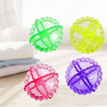 Reusable Ceramic Laundry Washing Ball for Washing Machine – Eco-Friendly Detergent Alternative Fabric Cleaning Ball (4 Pc)