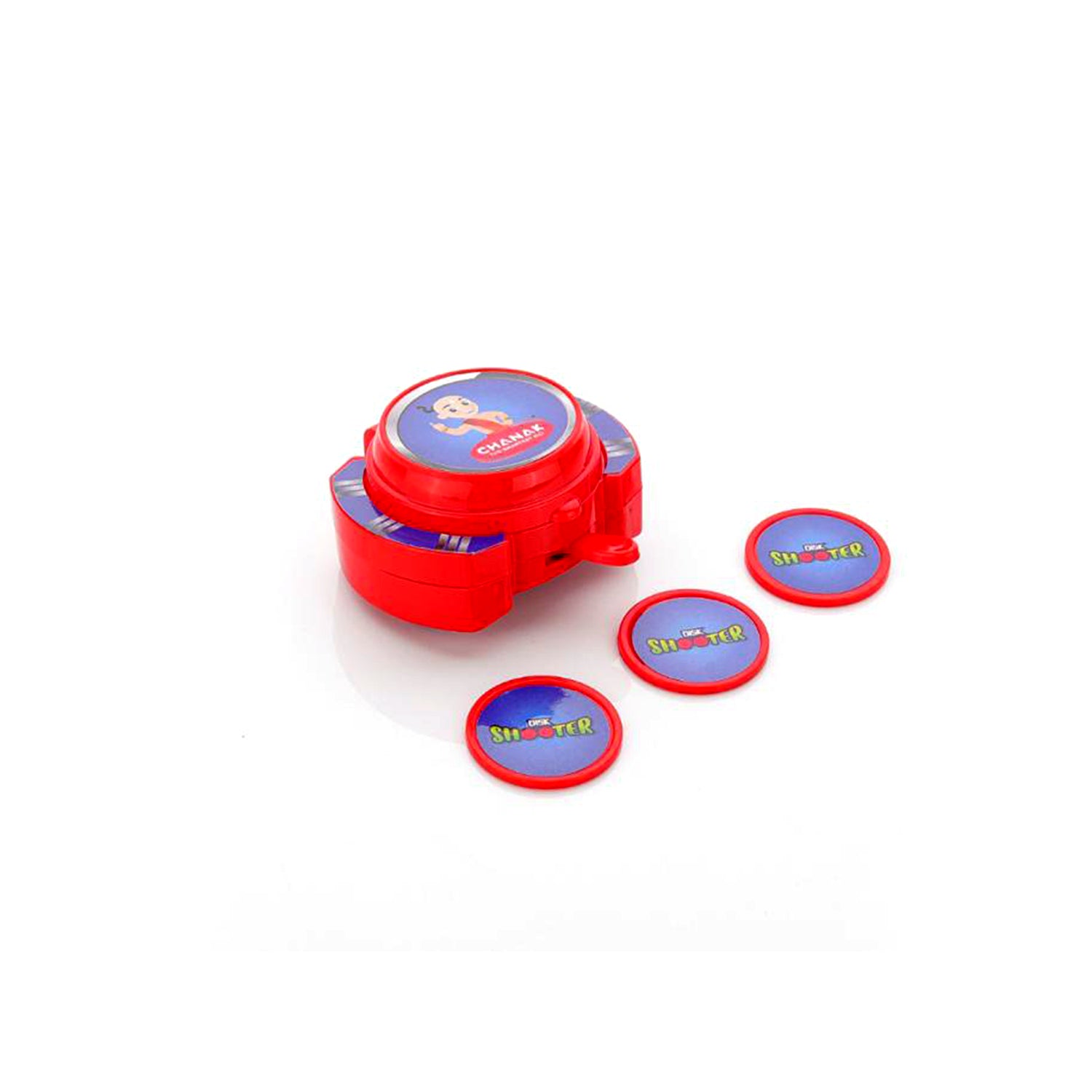 Hand Disk Shooter Toy Set Flying Disc Launcher Game for Kids Indoor and Outdoor Play