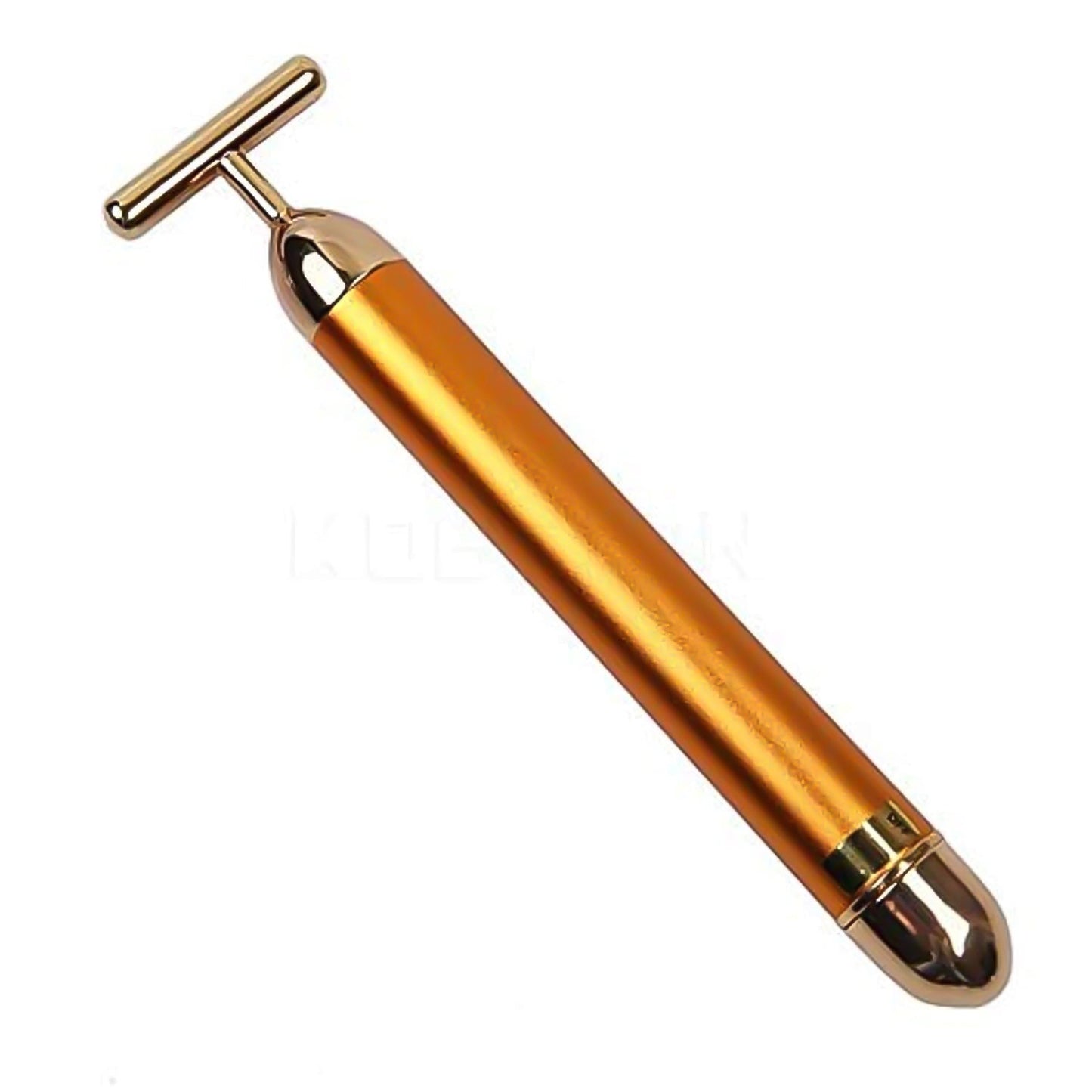Golden Energy Vibrating Face Massager – Waterproof T Shape Facial and Body Beauty Massager for Skincare and Relaxation – Battery Operated (1 Piece)