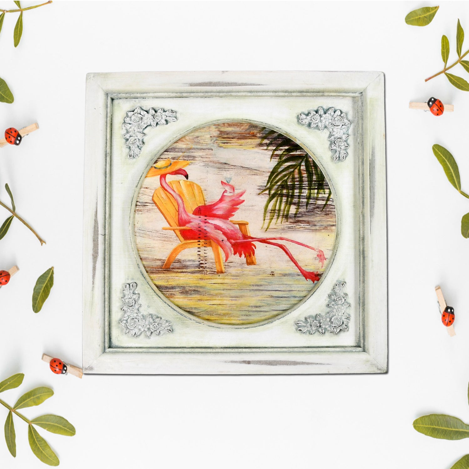 12x12 Inch Wooden Desktop Photo Frame – Decorative Picture Frame for Photos, Artwork and Home Décor