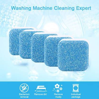 Washing Machine Cleaner Tablet for Deep Cleaning, Descaling and Odour Removal, Foaming Detergent Tablet for Washing Machine Drum and Internal Parts (1 Pc)