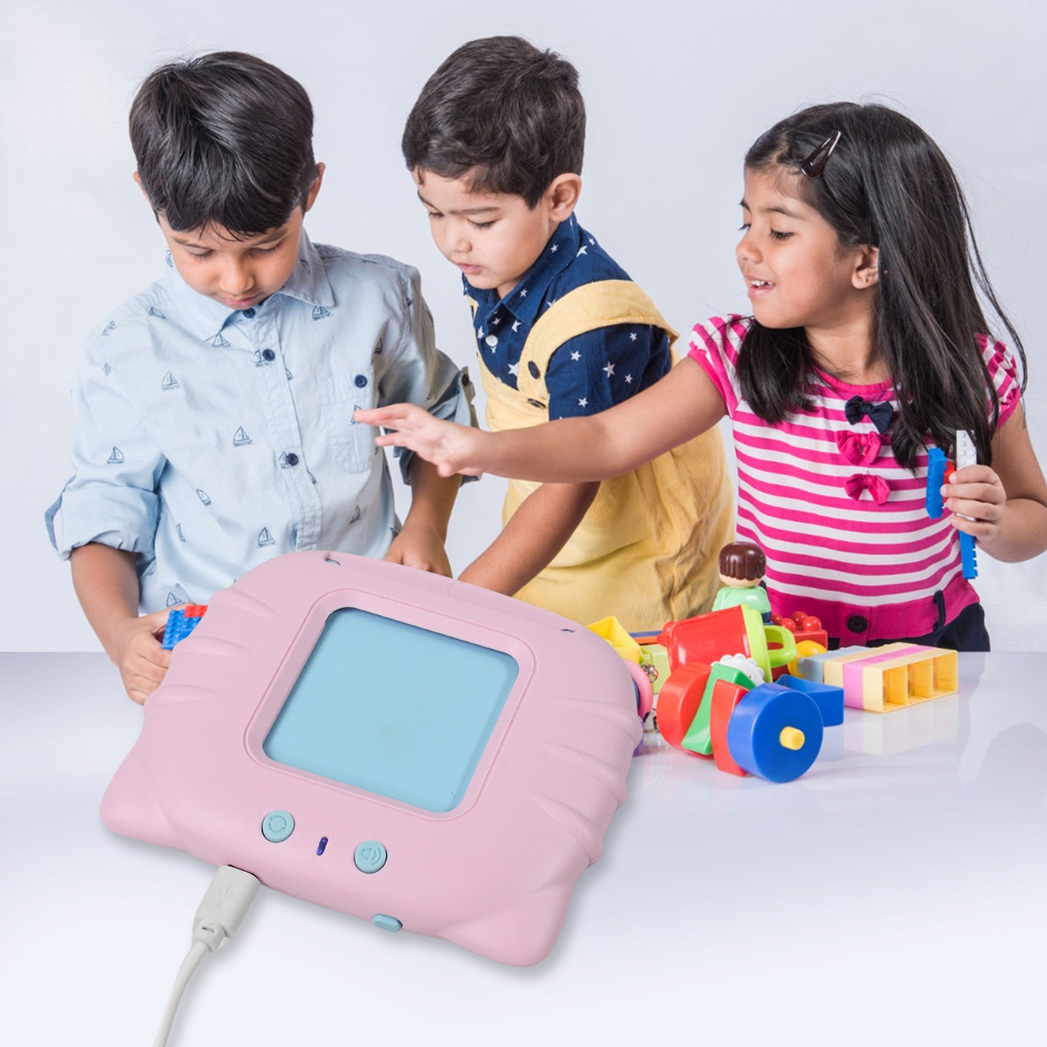 Preschool Learning Flash Cards Talking Machine for Kids with 224 English Words and 112 Double-Sided Educational Cards
