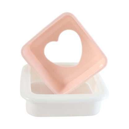 Heart Shape Sandwich Cutter and Bread Press – Cute DIY Sandwich Sealer and Crust Remover for Kids Lunch Boxes, Bento, Toast and Breakfast Snacks (1 Pc)
