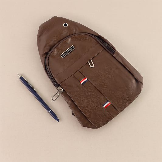 Unisex Waterproof Anti-Theft Crossbody Sling Bag with USB Charging Port, Earphone Port and Adjustable Shoulder Strap