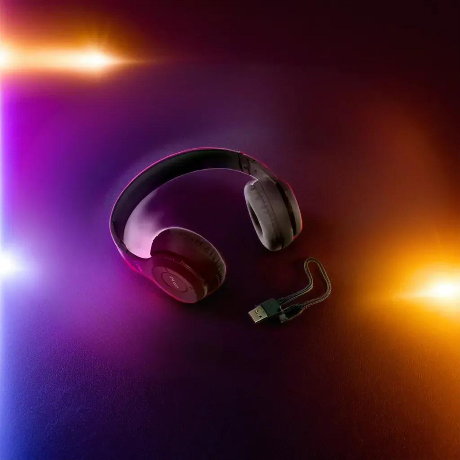 Wireless Headphone Over The Head Bluetooth Headset – Foldable Headband Hands-Free Headphones with Calling Function, Music Control and SD Card Support (1 Pc)