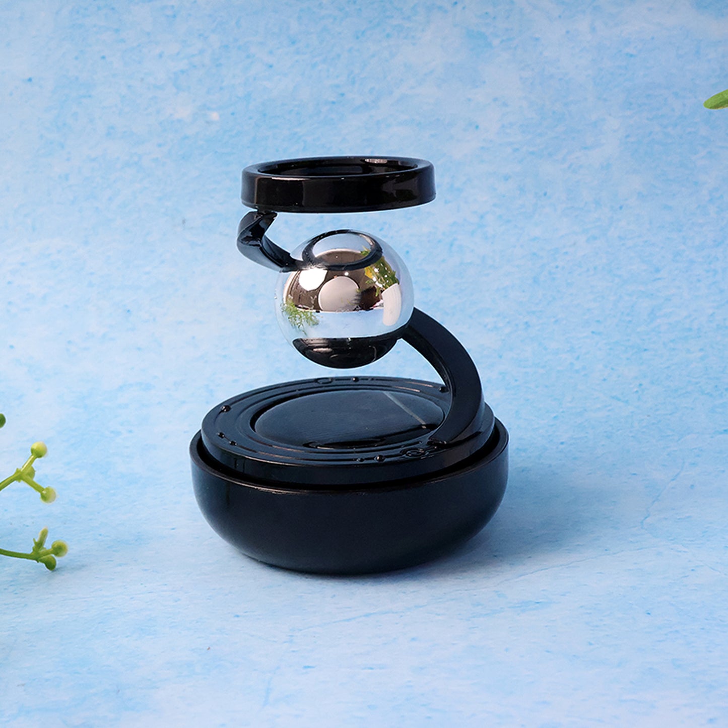 Premium Solar-Powered Rotating Car Air Freshener with Automatic Spinning Scent Diffuser | Galaxy Dashboard Perfume, Solar Aroma Diffuser, Dashboard Decor & Long-Lasting Fragrance (1 Pc)