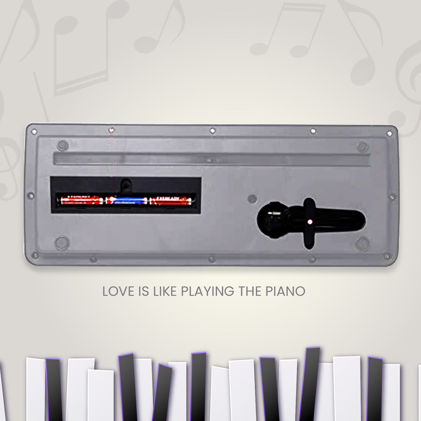 Piano Musical Keyboard with Microphone 37 Key Music Keyboard Toy for Kids with Record and Playback Function Educational Learning Piano (1 Set)