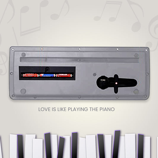 Piano Musical Keyboard with Microphone 37 Key Music Keyboard Toy for Kids with Record and Playback Function Educational Learning Piano (1 Set)