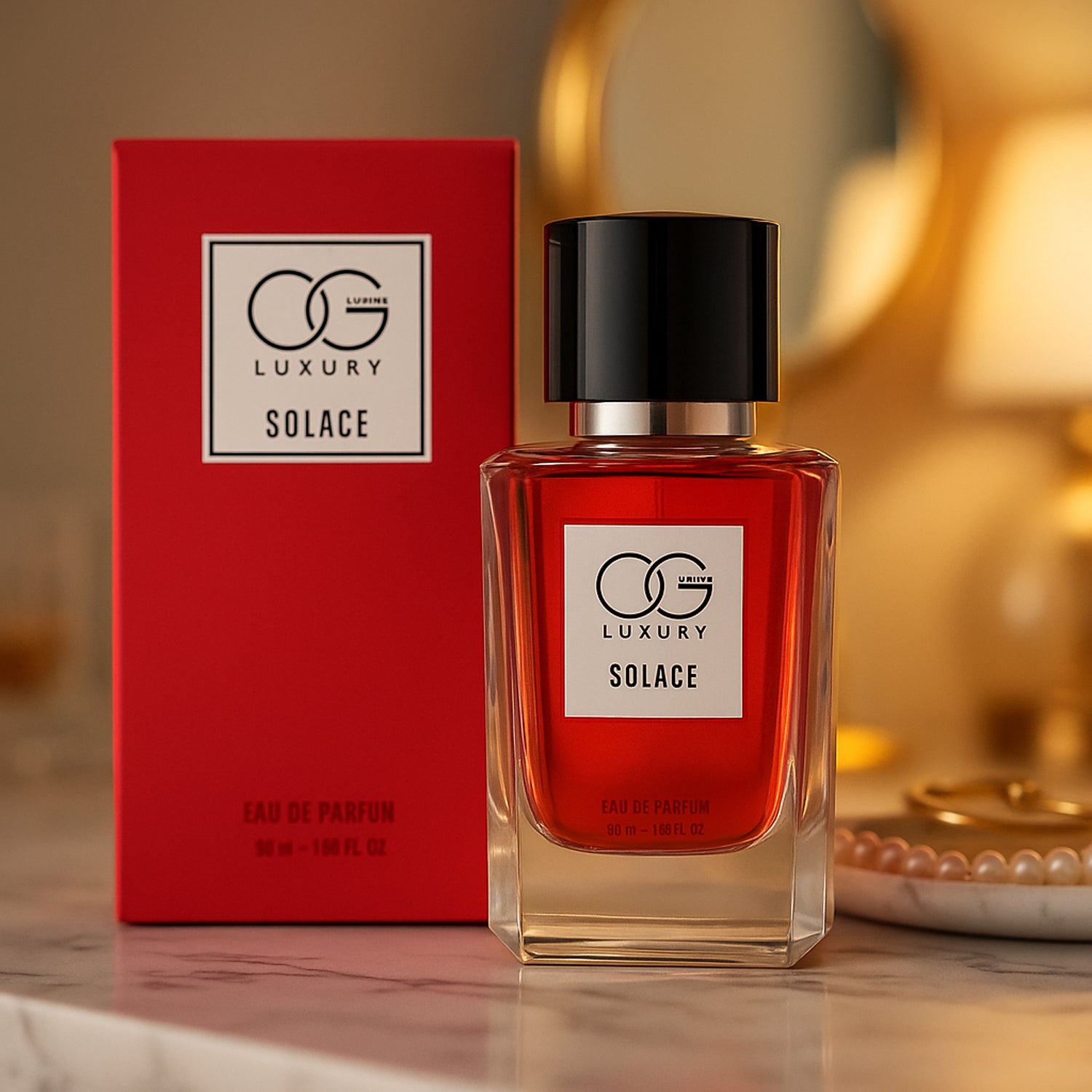 OG Luxury Solace Eau De Parfum Long Lasting Premium Unisex Perfume with Elegant Sophisticated Fragrance Notes (50ml)