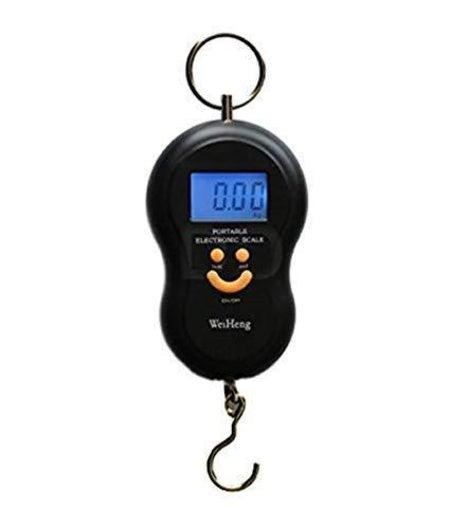 Portable Mini Digital Hanging Weighing Scale 40 Kg Pocket Electronic LCD Luggage Weight Scale with Hook (1 Pc)
