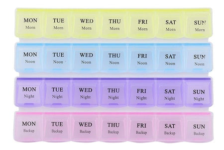 Weekly Pill Case 28-Slot Medicine Organizer