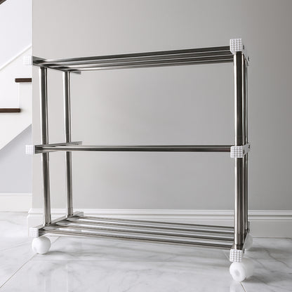 Supermom Stainless Steel Multipurpose Shoe Storage Rack - (1 Pc)