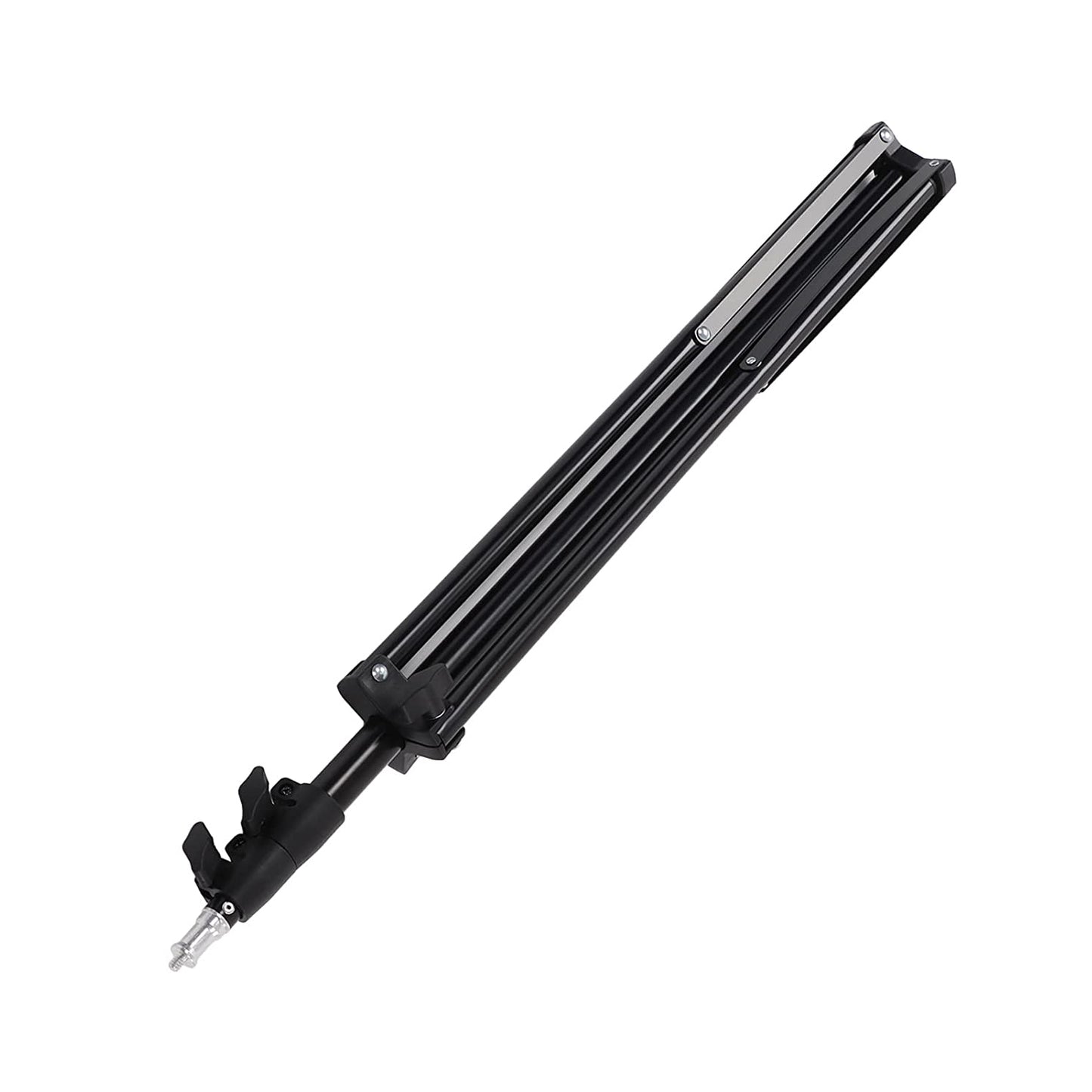 Professional Aluminum Tripod Stand with 3-Way Pan Head and Mobile Holder for DSLR Cameras, Smartphones and Low Angle Photography