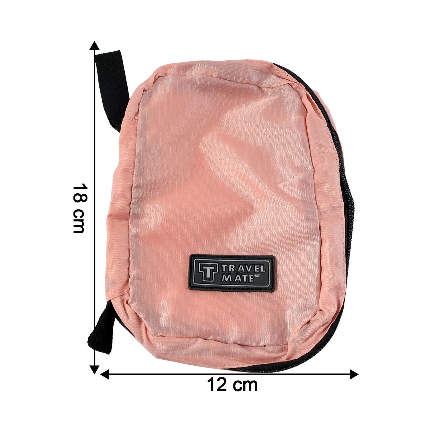 Premium Travel Mate Hanging Toiletry Bag Organizer – Waterproof Foldable Multi-Layer Travel Pouch with Hook for Makeup, Toiletries, Shaving Kit & Personal Essentials (1 Pc)