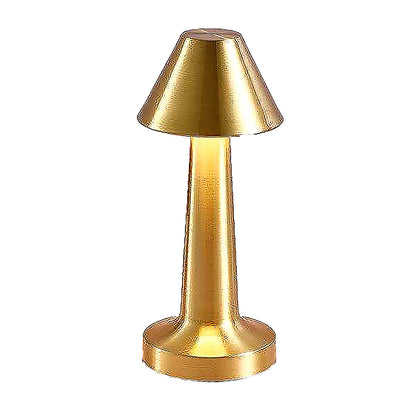 USB Rechargeable Touch Control LED Table Lamp with 3 Color Modes and 3 Brightness Levels Portable Dimmable Metal Desk Lamp for Bedroom Home Office Restaurant and Kids Room (1 Piece)