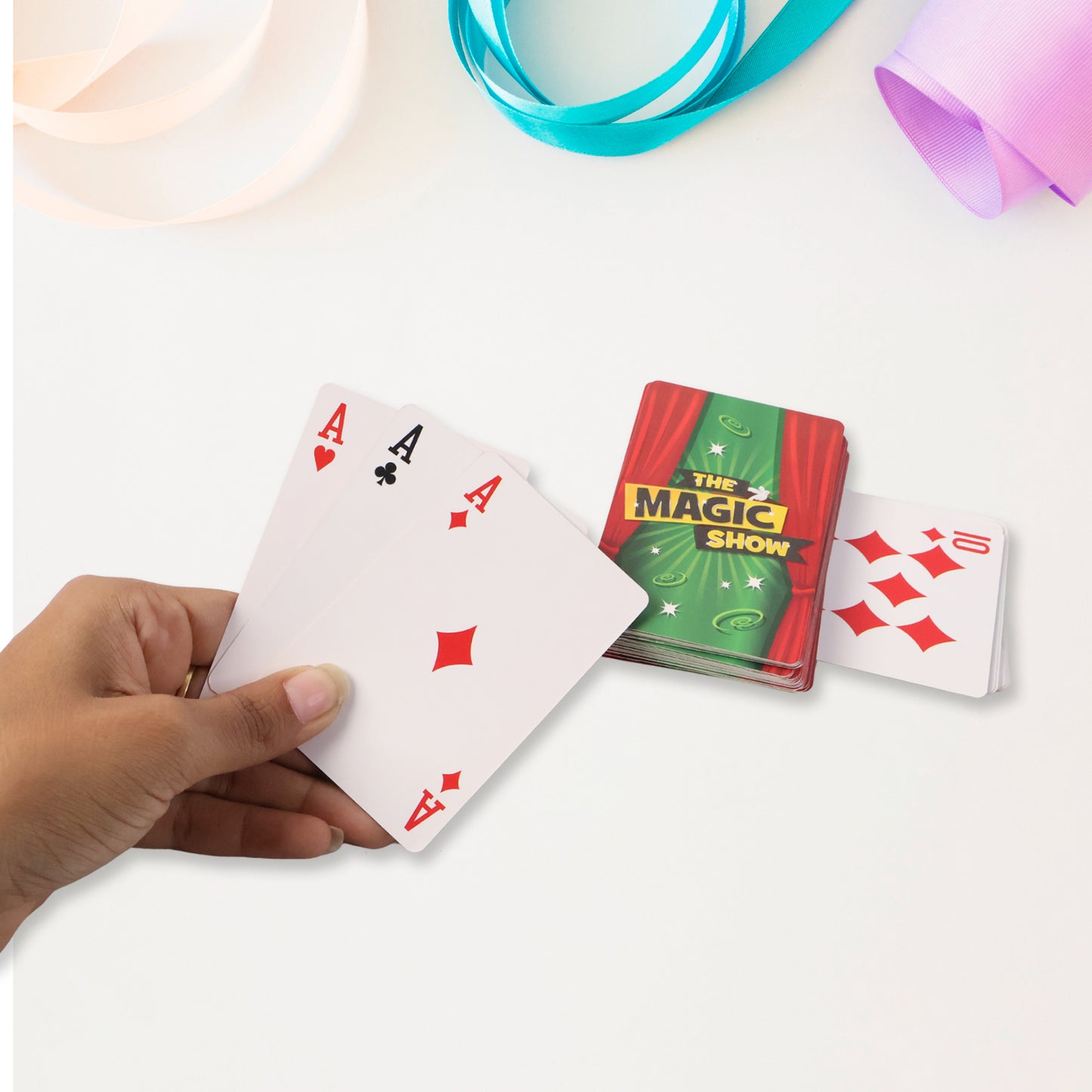 Premium Magic Show Playing Cards Set Professional Style Card Deck for Magic Tricks Card Games Practice and Stage Performances (1 Set)