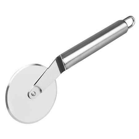 Stainless Steel Pizza Cutter Wheel – Heavy Duty Pizza, Pastry and Sandwich Cutter with Ergonomic Handle (1 Pc)