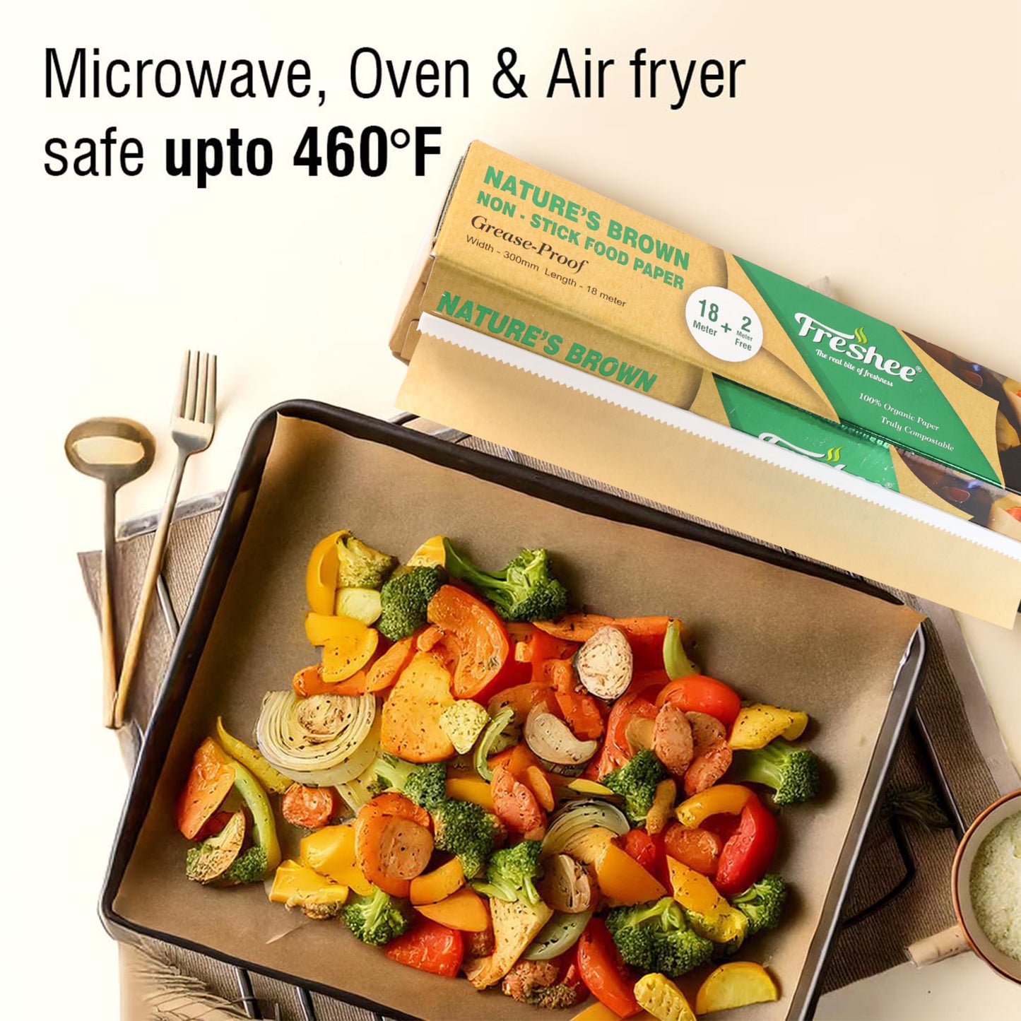 | 300mm Width | Greaseproof Eco-Friendly Baking & Wrapping Paper