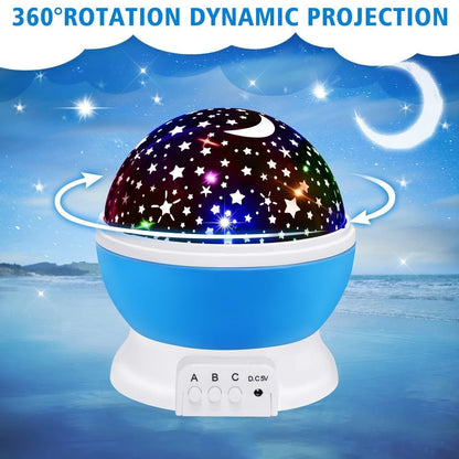 Star Master Rotating 360° Moon Night Light Lamp Projector
