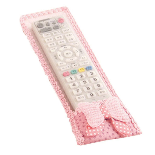 3 Piece Remote Control Cover Set with Bow Knot Dustproof Protective Covers for TV AC DTH Set Top Box Remotes (1 Set)