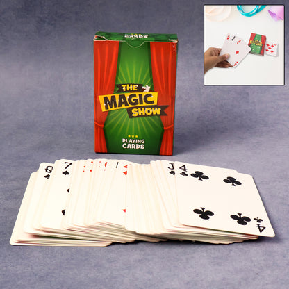 Premium Magic Show Playing Cards Set Professional Style Card Deck for Magic Tricks Card Games Practice and Stage Performances (1 Set)