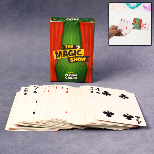 Premium Magic Show Playing Cards Set Professional Style Card Deck for Magic Tricks Card Games Practice and Stage Performances (1 Set)
