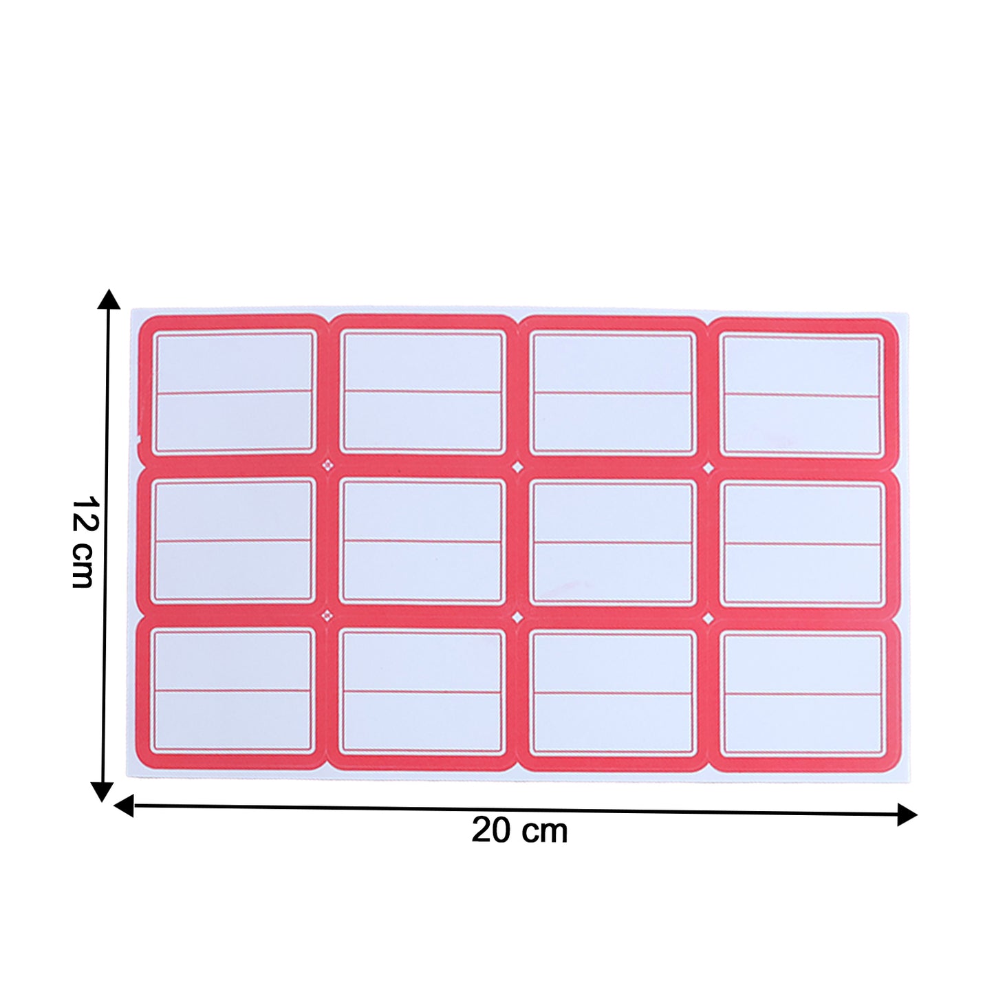 Multipurpose Writable Storage & Organizer Label Stickers Sheets for Kitchen Containers, Jars, Bottles, Office Files and Home – Self-Adhesive (5 Sheets Set)