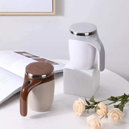 Self Stirring Magnetic Mug – Smart, Effortless, and Perfectly Blended Every Time!