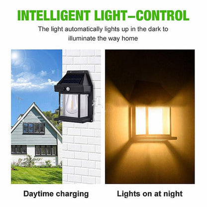 Solar Light Outdoor Wall Light – Energy-Saving and Waterproof LED (Pack of 1)