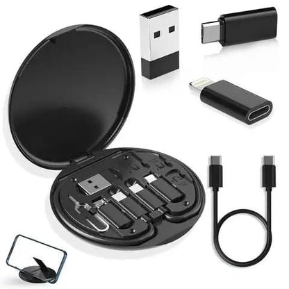 Fast Charging Travel Cable Set – All-in-One Compact Power Solution