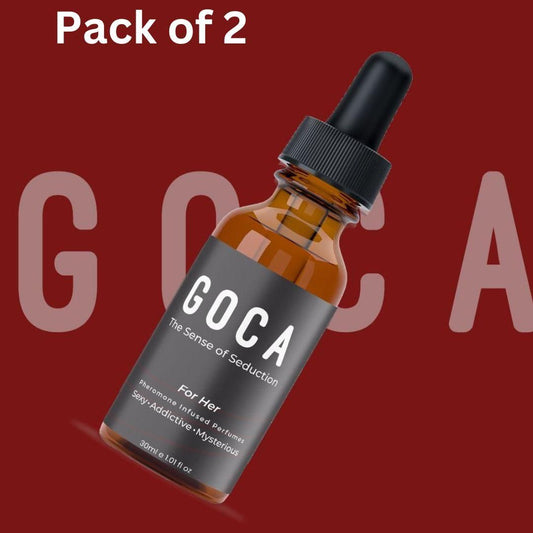 GOCA The Sense of Seduction For Her – Pheromone Infused Perfume | Natural & Long-Lasting (Pack of 2)