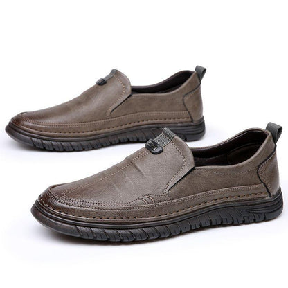 Trendy Men’s Casual Shoes | Brown Synthetic Slip-On Shoes with PVC Sole | Comfortable & Durable Casual Footwear for Daily Wear