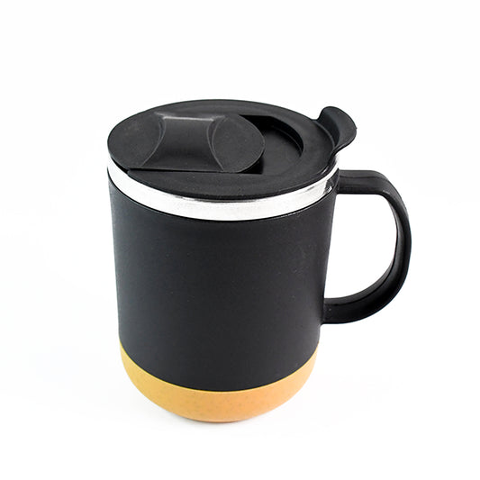 Double Wall Travel Cup | Insulated Coffee Mug With Spill-proof Lid (450ml, 1 Pc)