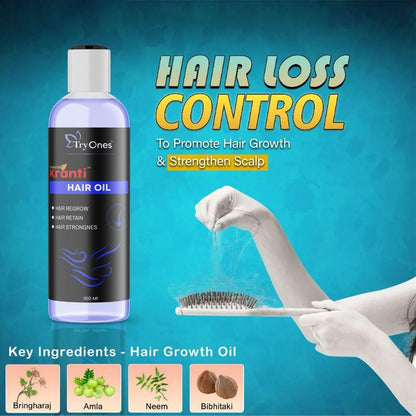 TryOnes Natural Kranti Hair Oil – 100ml (Pack of 2) |
