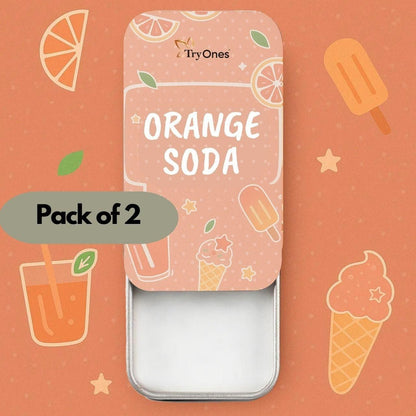 Orange Soda Solid Perfume 20gm (Pack of 2) | for Men & Women