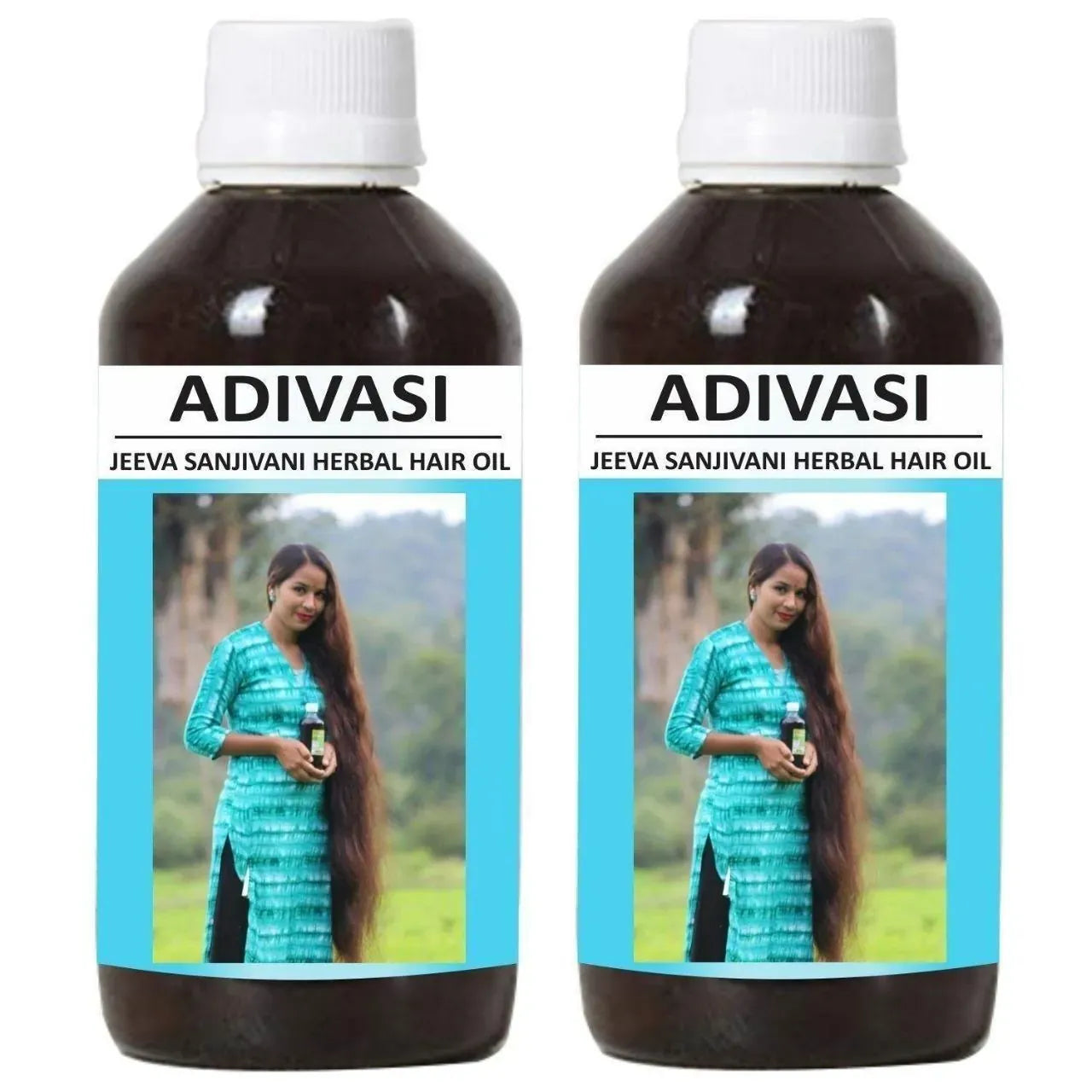 Adivasi Herbal Hair Oil 125ml (Pack of 2) for Strong, Shiny & Healthy Hair