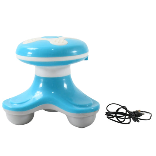 Multifunctional Mini Electric Massager Triangle USB Rechargeable Portable Body Massager for Neck Back Shoulder Legs and Feet (1 Pc)