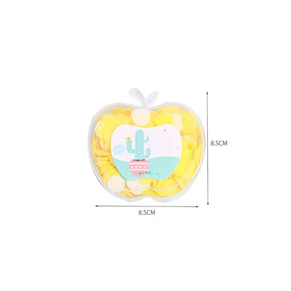 Apple Design Soft Paper Soap – Portable Disposable Soap Flakes for Hand Washing, Travel, School and Daily Hygiene – Cute Apple Shape Soap Paper (1 Pc)