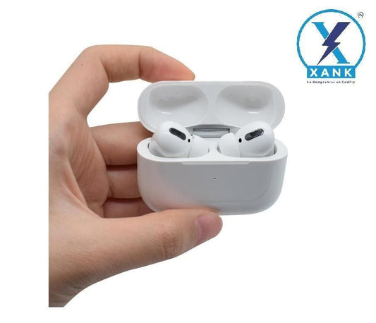 XANK Air-pods Pro with Wireless Charging Case with Sensor Enabled Bluetooth Headset (White)