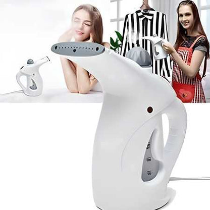 2-in-1 Handheld Garment & Facial Steamer | Portable Steam Iron