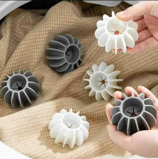 5 Pcs Washing Machine Laundry Balls – Silicone Anti-Tangle Cleaning Balls
