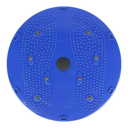 Waist Disk Acupressure Magnet Reflexology Slimming Belly 2-in-1 Belly Twister Now Exerciser (Blue) | Slimming, Reflexology & Fitness Balance Board | Pack of 1
