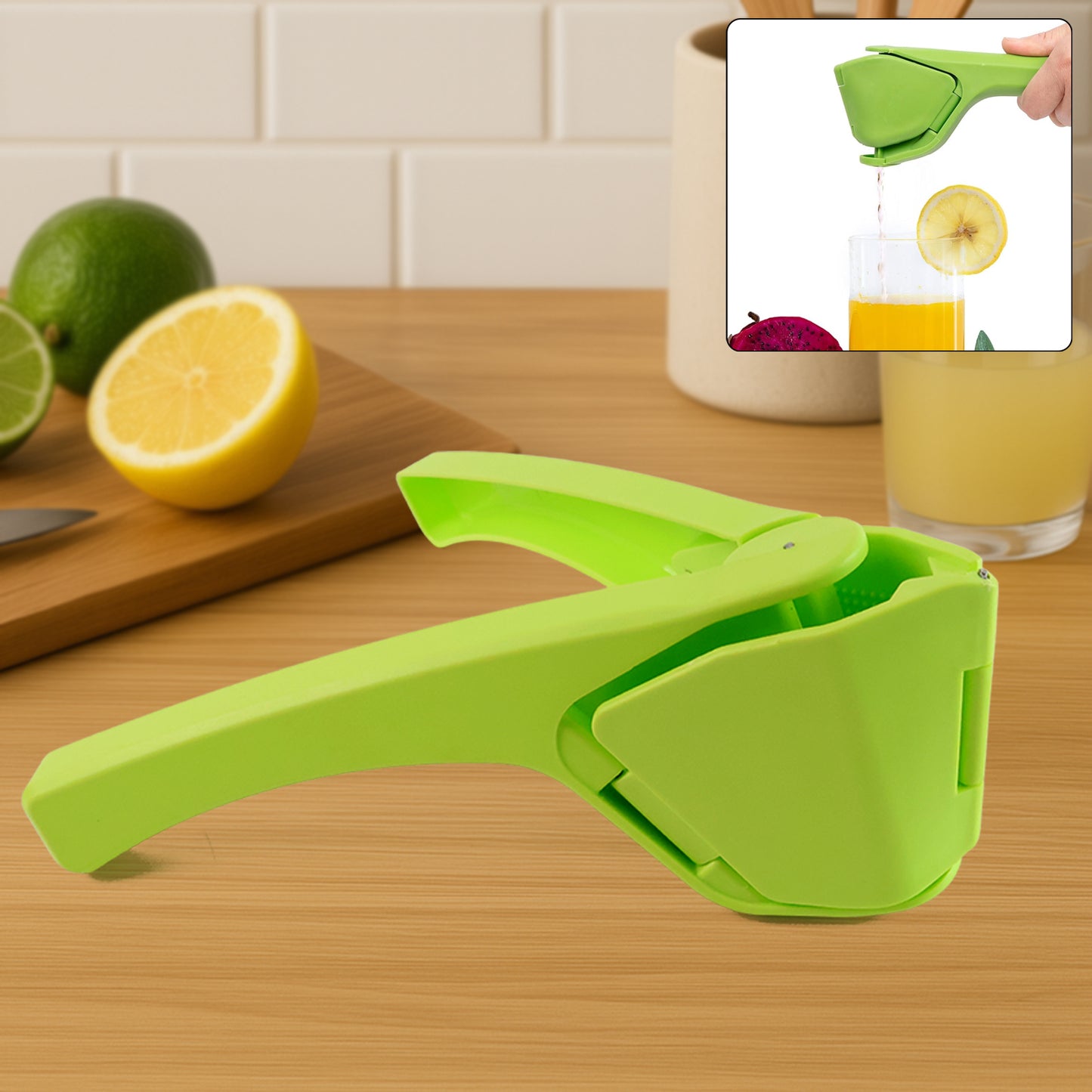 Liger Premium Heavy-Duty Manual Lemon and Orange Squeezer – Handheld Citrus Juice Extractor for Fresh Juice