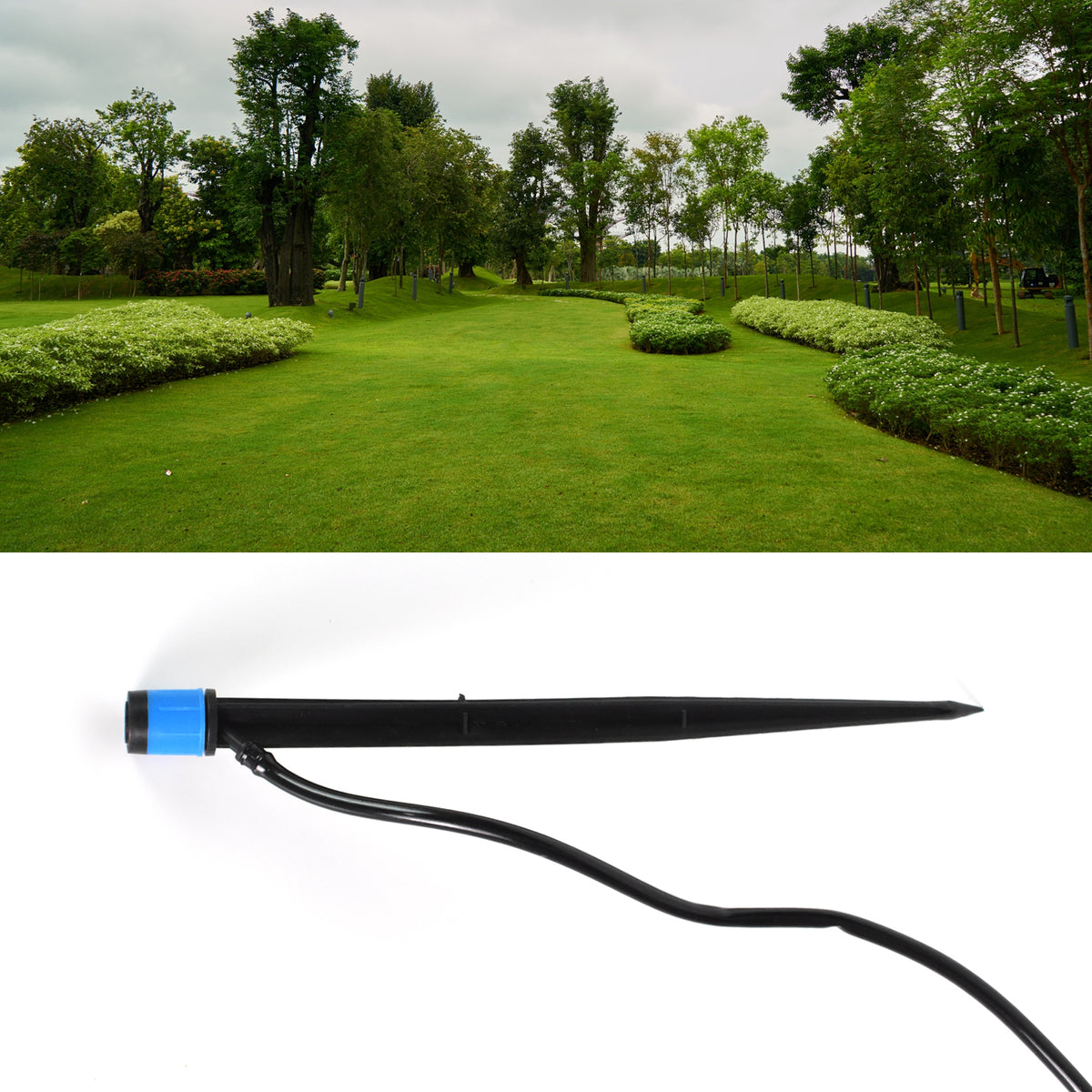 Adjustable 360 Degree Garden Water Drip Sprayer | Irrigation Dripper Nozzle for Plants, Lawn, Patio and Home Garden