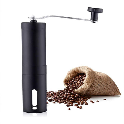 Portable Stainless Steel Manual Coffee Grinder with Adjustable Conical Burr Hand Coffee Bean Grinder for Espresso French Press Pour Over and Travel Pack of 1