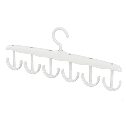 Tank Top Hanger 12 Hook Rotatable Space Saving Closet Organizer for Tank Tops Bras Camisoles Scarves Belts and Accessories (1 Pc)