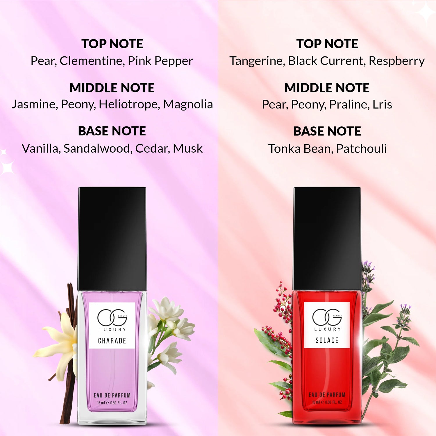 Og Beauty Luxury Pure Elegance Eau De Parfum - (4 Pc Set 15 Ml)