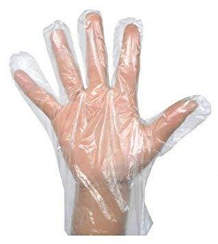 Plastic Transparent Disposable Gloves | Powder-Free, Latex-Free Clear Hand Gloves (100 Pcs)